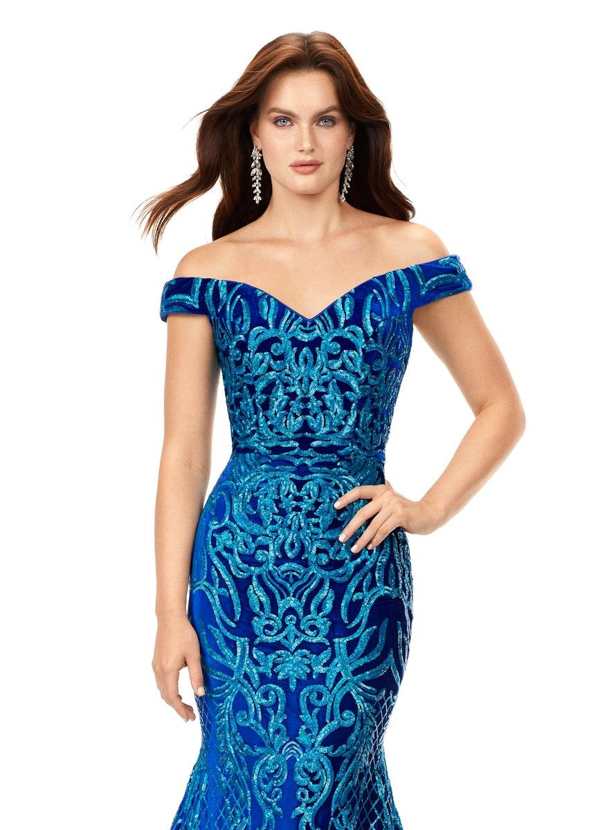 Ashley Lauren 11330 — Turquoise/Royal