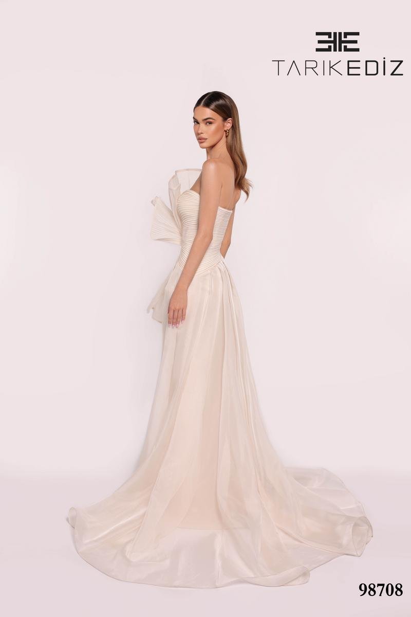 Tarik Ediz 98708 Vanilla Prom Dress