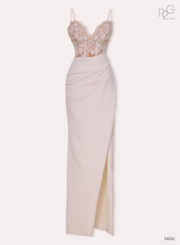 Tarik Ediz 54026 Vanilla Prom Dress