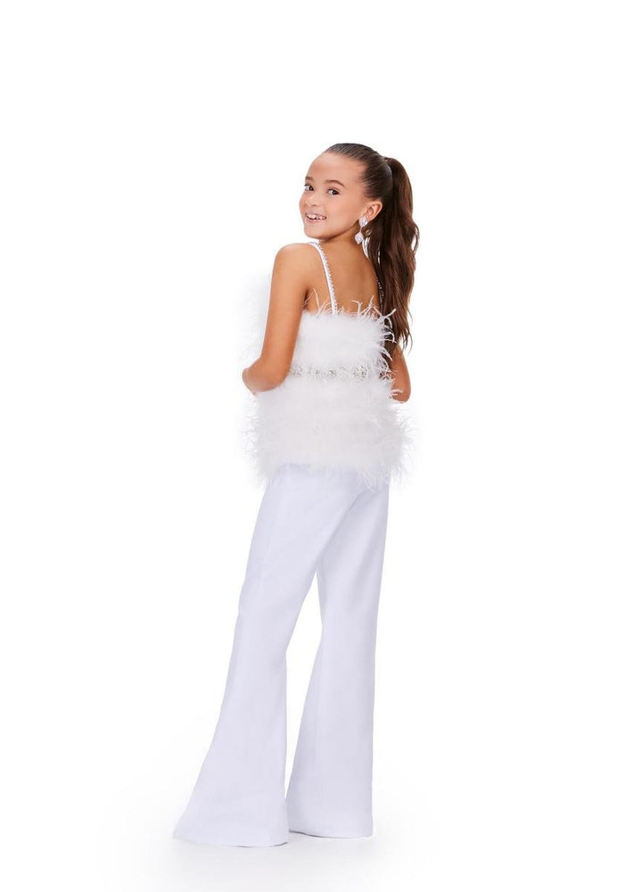 Ashley Lauren 8211 White Prom Dress