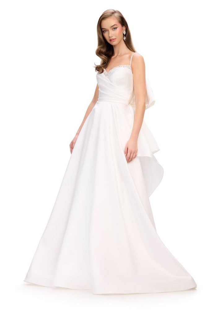 Ashley Lauren 11769 White Prom Dress