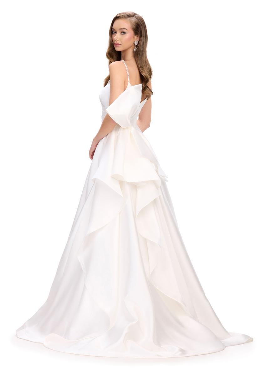 Ashley Lauren 11769 White Prom Dress