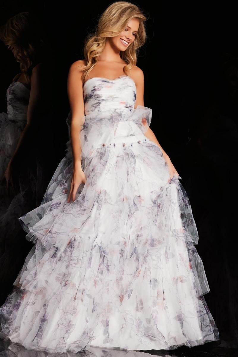Jovani 38608 — White