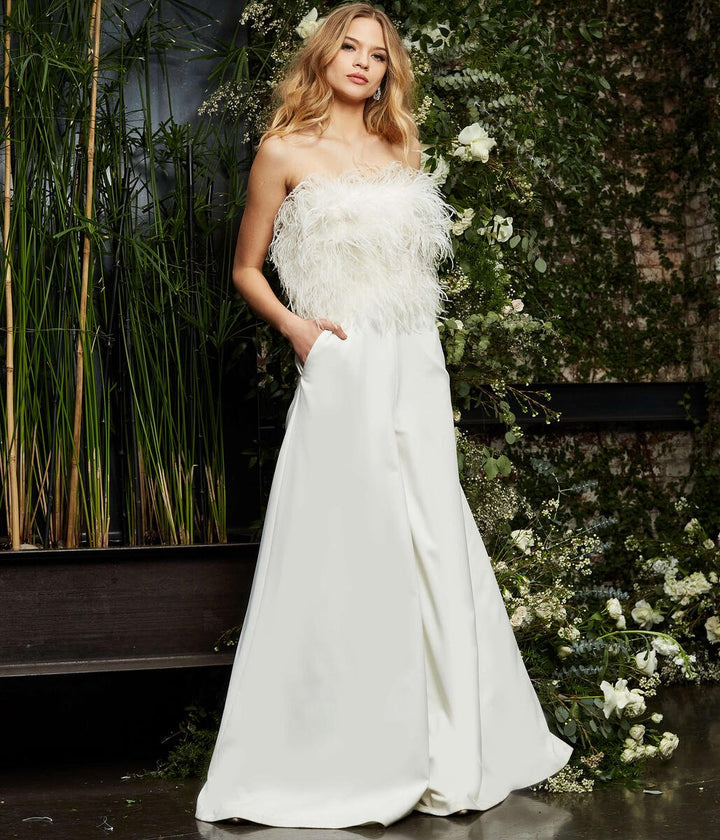 Jovani 1542 White Prom Dress