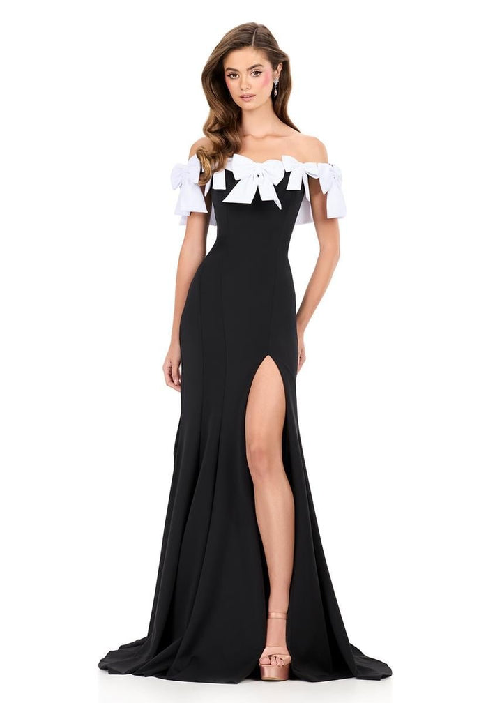 Ashley Lauren 12288 — White/Black