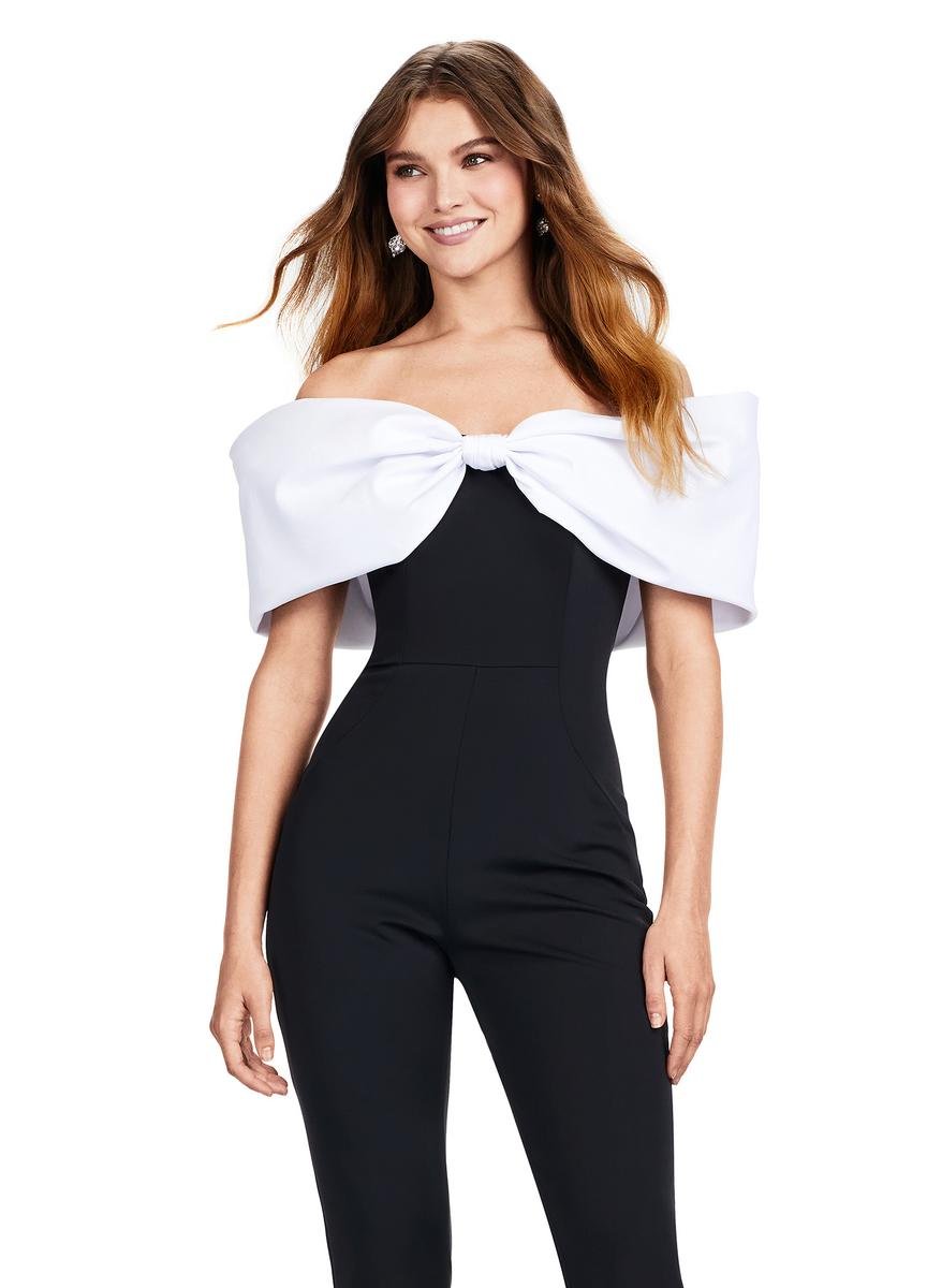 Ashley Lauren 11414 — White/Black