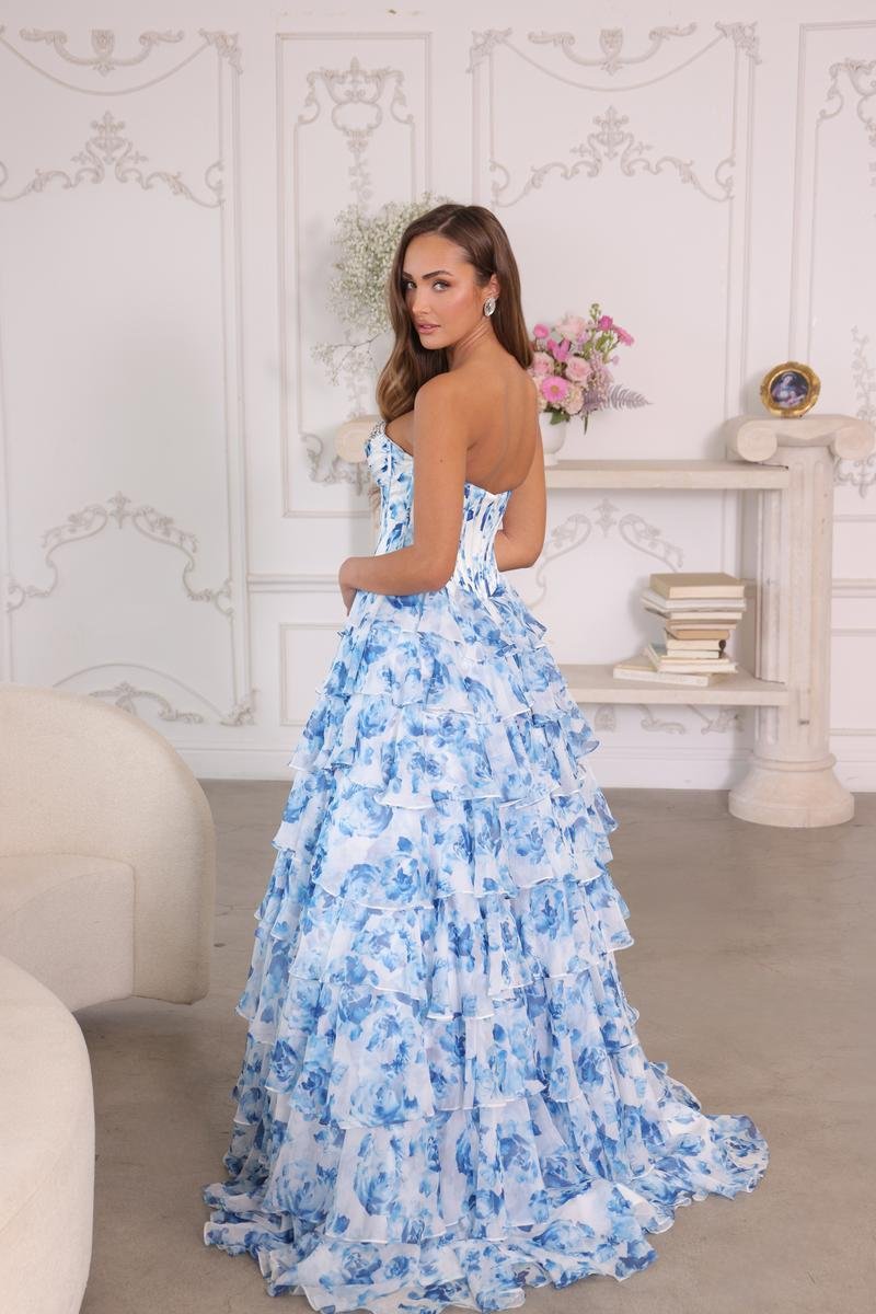 Ava Presley 26441 — White/Light Blue