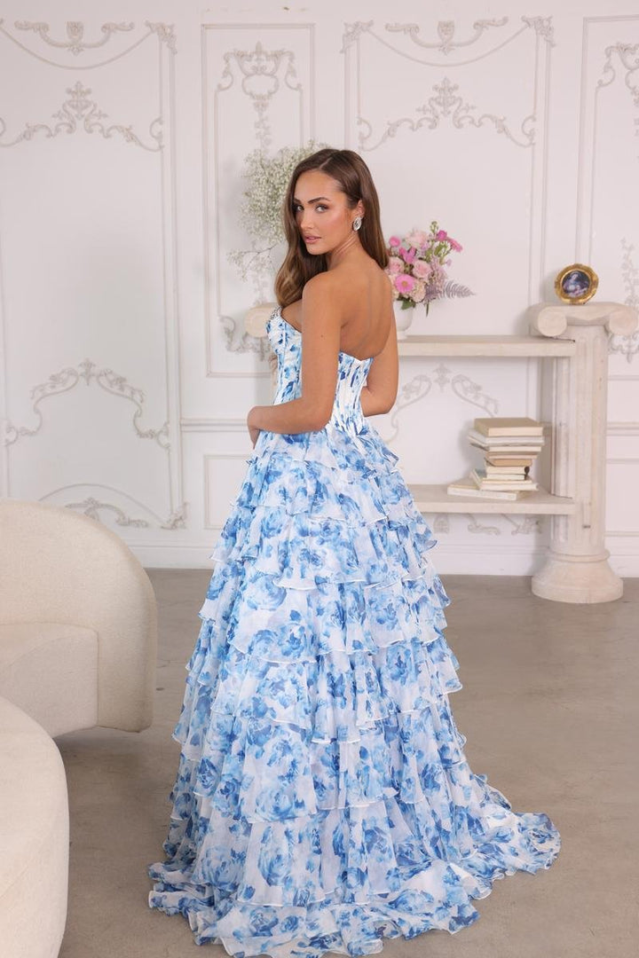 Ava Presley 26441 — White/Light Blue