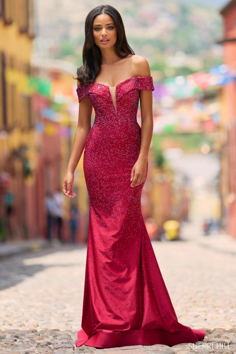 Sherri Hill 55338 — Wine