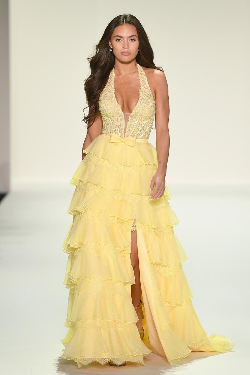 Sherri Hill 57940 Yellow Prom Dress