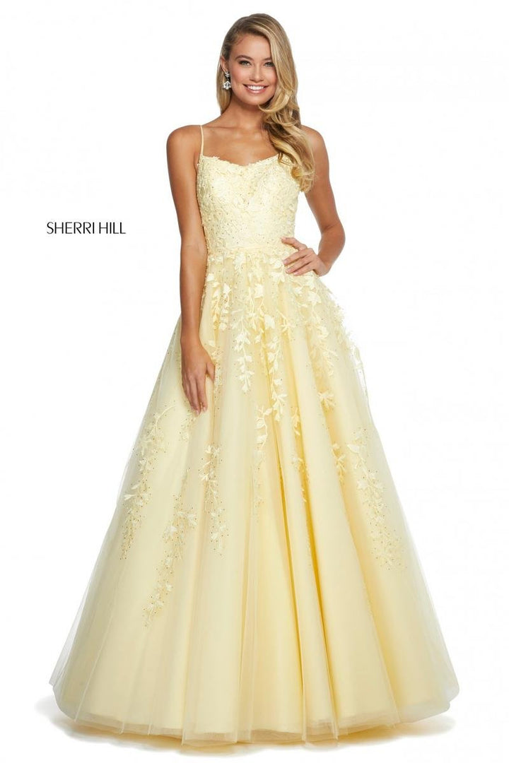 Sherri Hill 53116 — Yellow