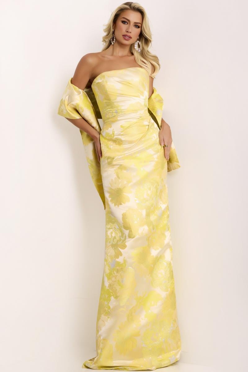 Jovani 45289 Yellow Prom Dress