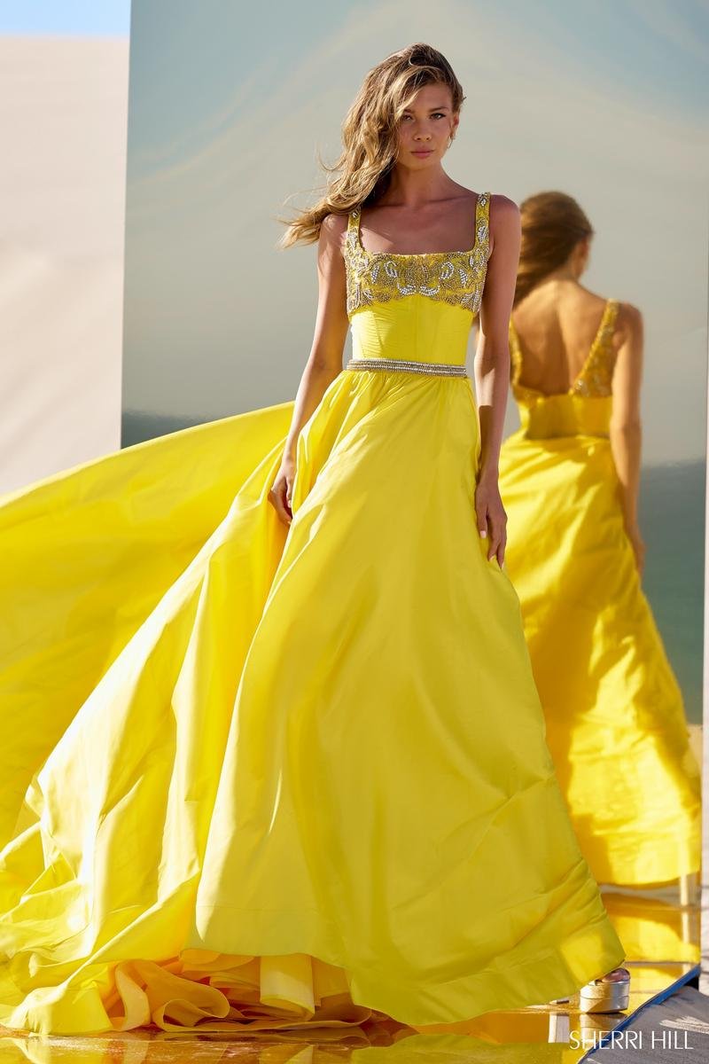 Sherri Hill 56434 — Yellow