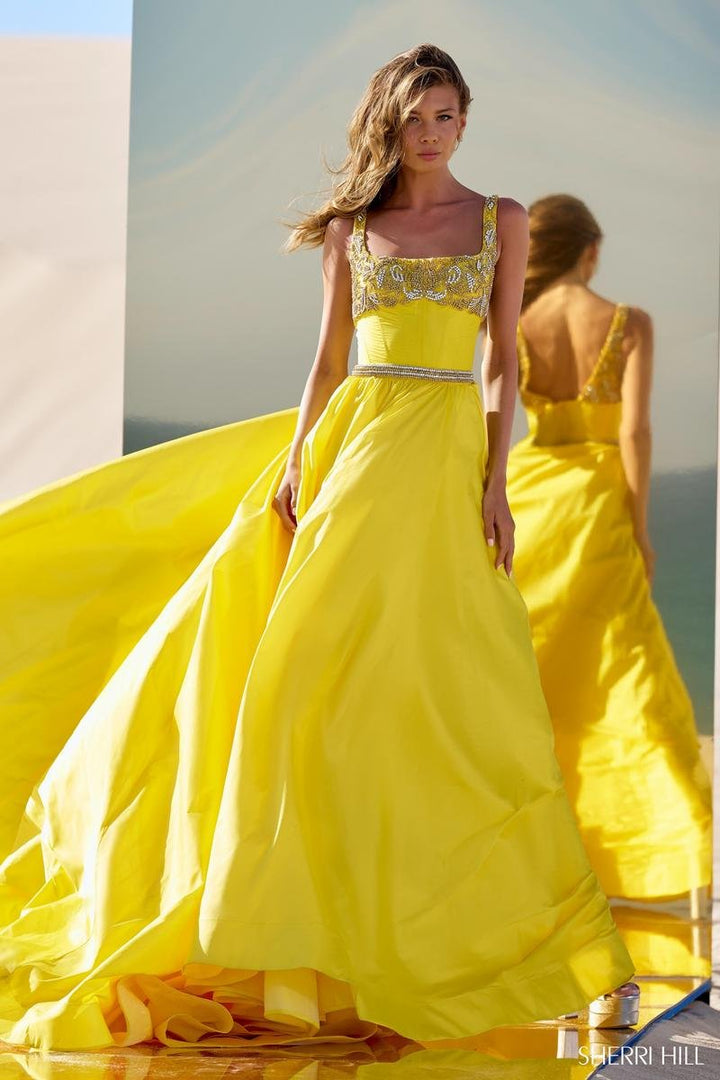 Sherri Hill 56434 — Yellow