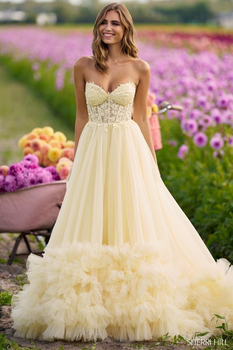 Sherri Hill 56270 — Yellow