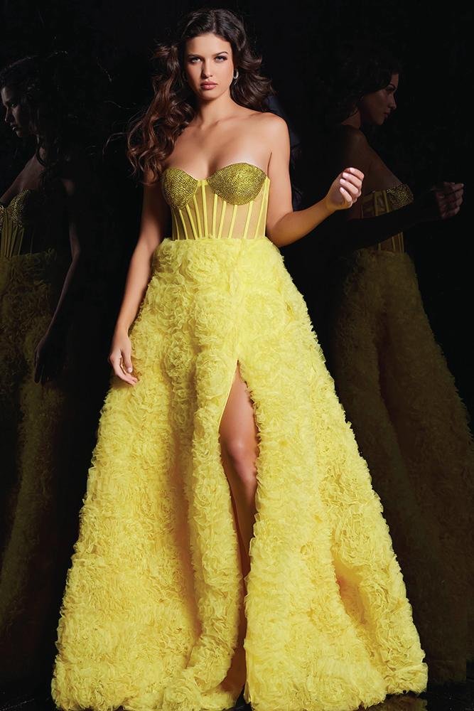 Jovani 38674 — Yellow