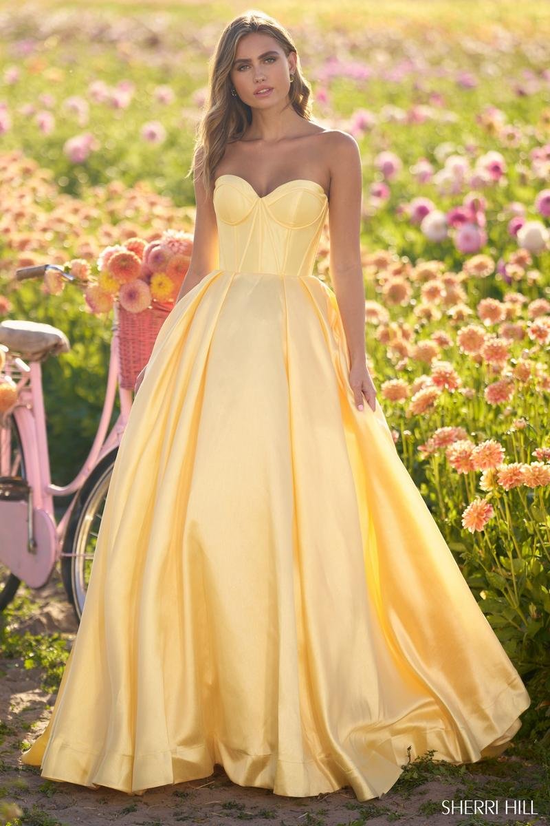 Sherri Hill 56133 — Yellow