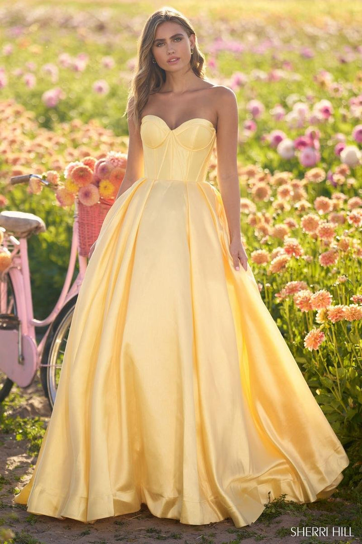 Sherri Hill 56133 — Yellow