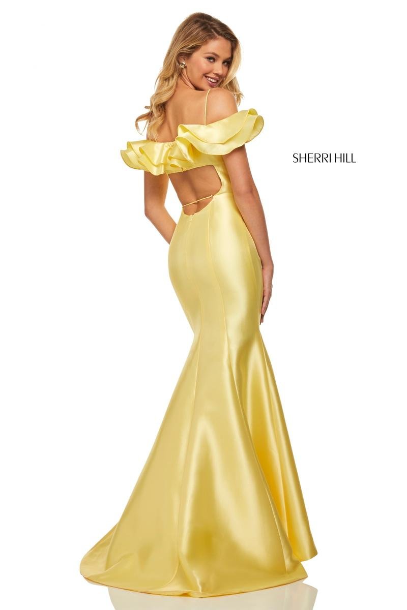 Sherri Hill 52467 Yellow Prom Dress
