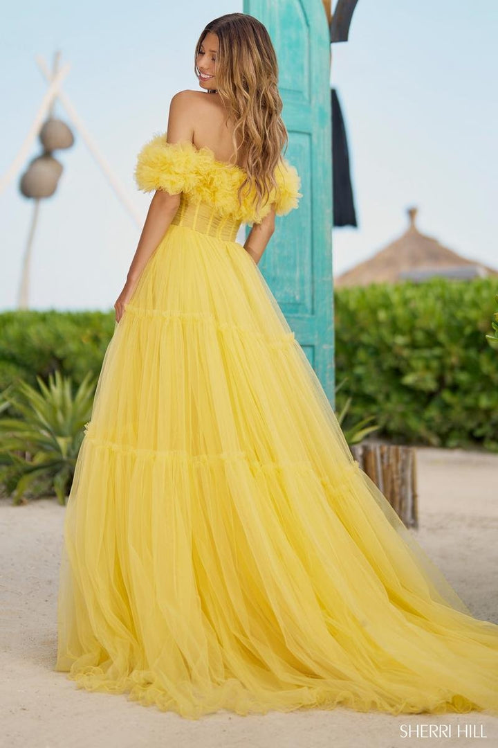 Sherri Hill 56173 — Yellow