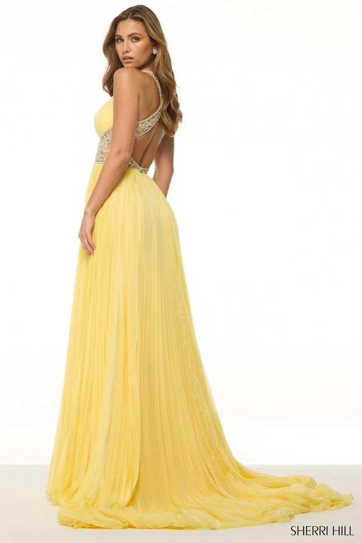 Sherri Hill 57054 Yellow Prom Dress