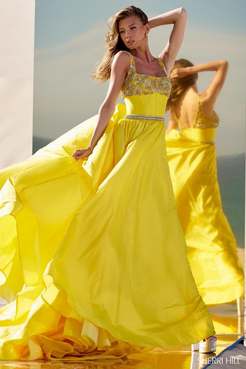 Sherri Hill 56434 — Yellow