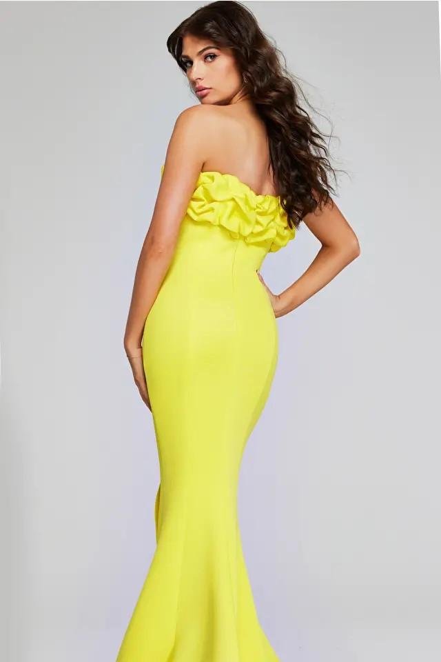 Jovani 38922 Yellow Prom Dress