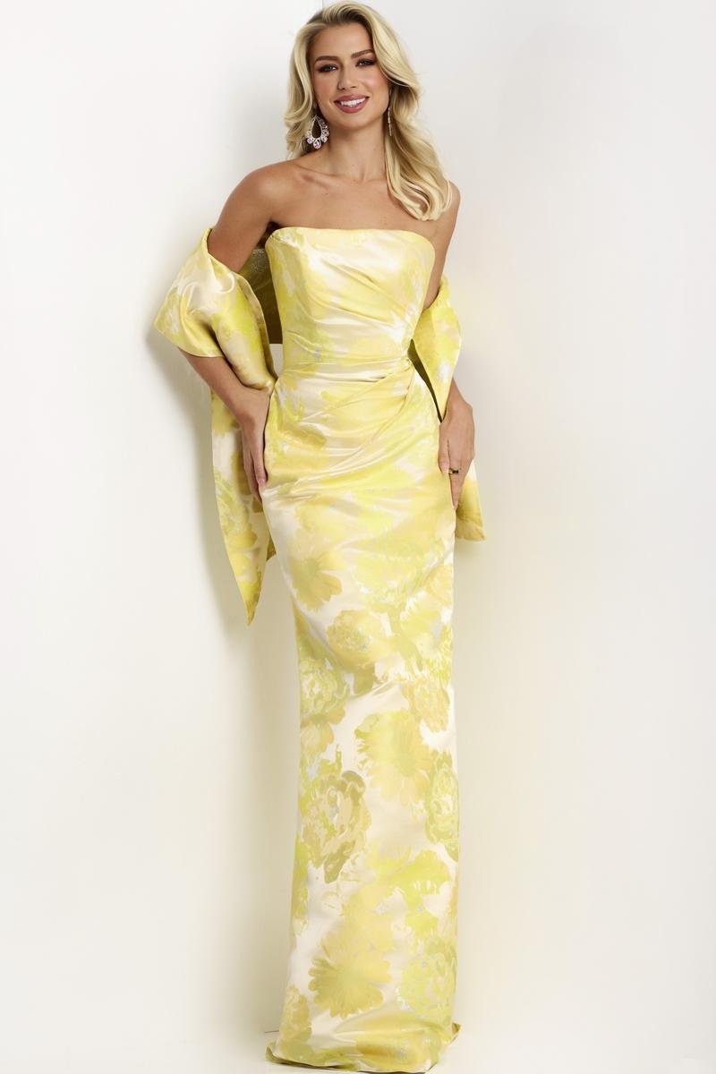 Jovani 45289 Yellow Prom Dress