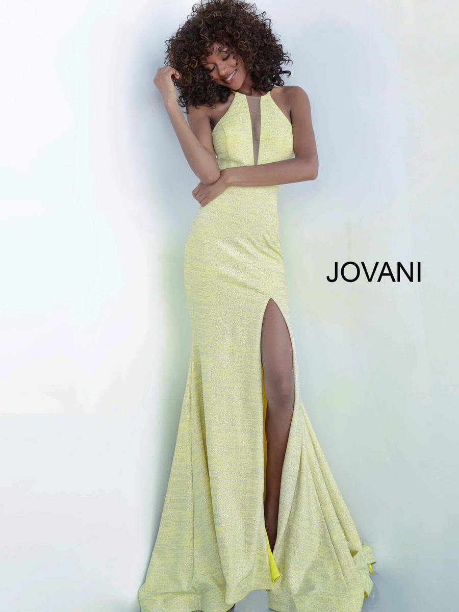 Jovani 67563 — Yellow/Silver