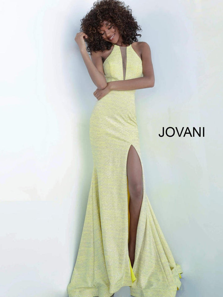 Jovani 67563 — Yellow/Silver