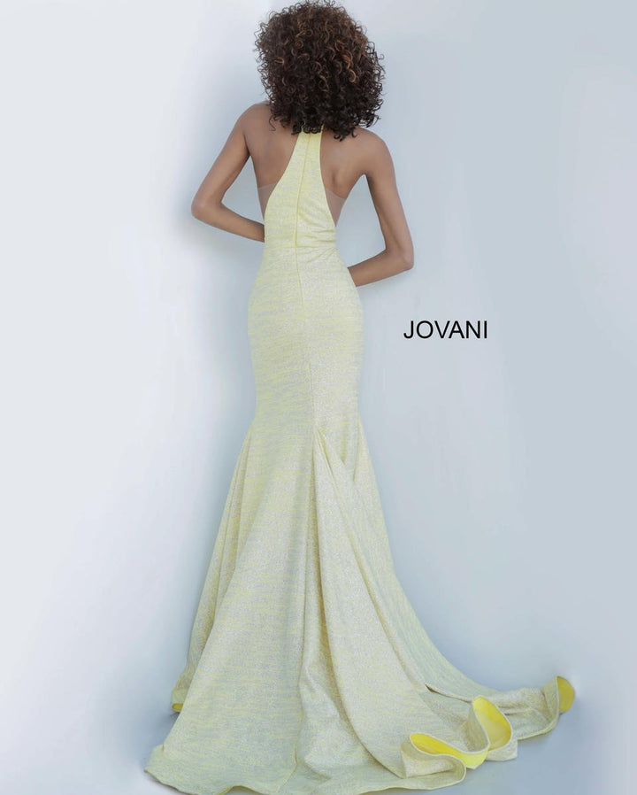 Jovani 67563 — Yellow/Silver
